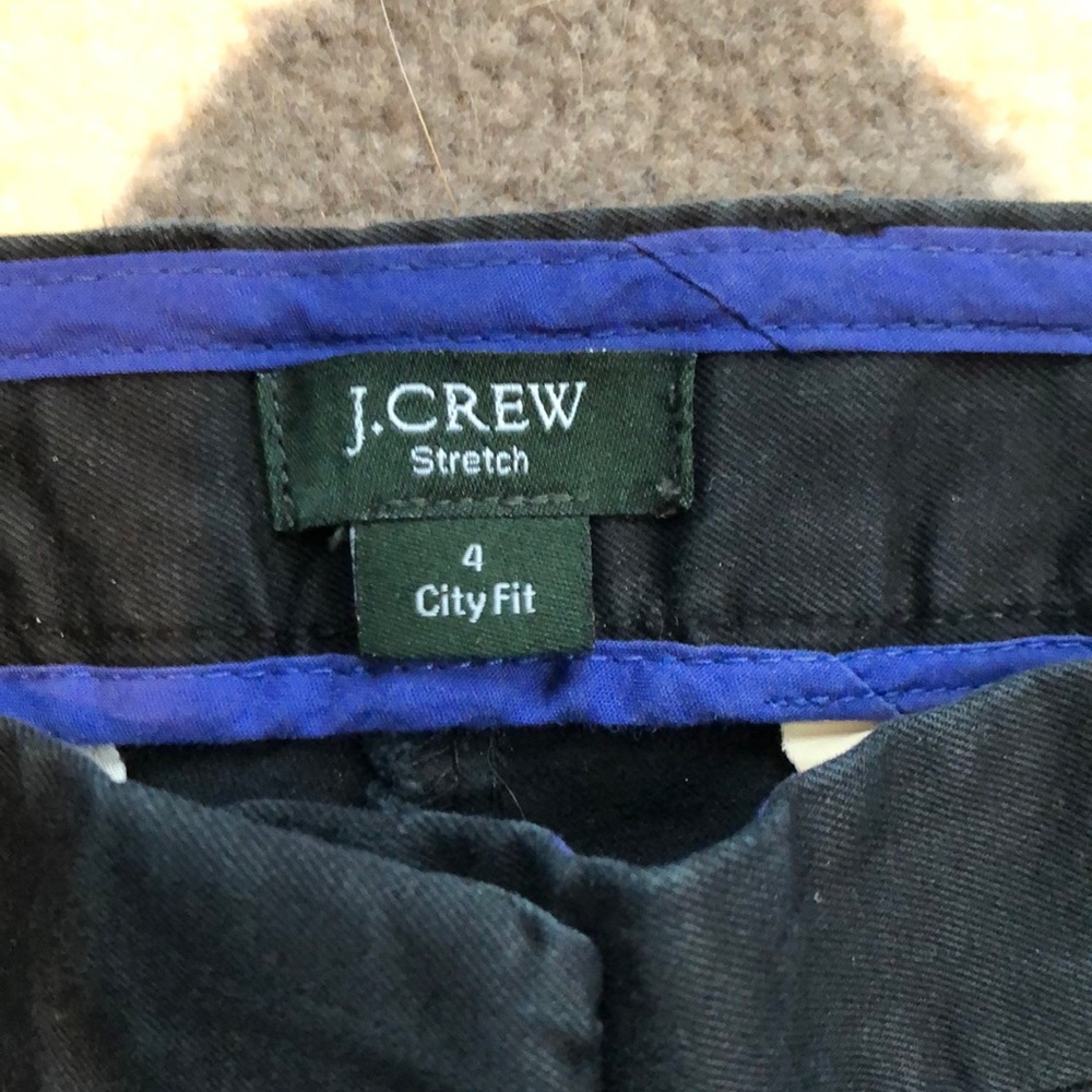 JCrew Cafe Capri City Fit, cropped pant size 4 - Picture 4 of 7